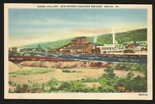 ASHLEY, PA - HUBER COLLIERY c1940's Linen ppc. Nice Condition. Unused picture