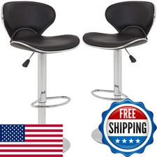 Bestoffice Modern Adjustable Synthetic Pu Leather Swivel Bar Stool Stool Sets picture