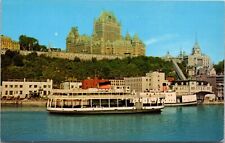 Postcard    Le Bateau Passeur Radisson devant Quebec  Canada   [do] picture