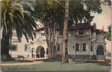 1910s ALHAMBRA California HAND-COLORED Postcard 