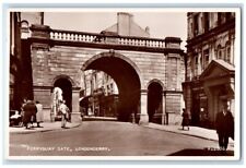 c1920's Ferryquay Gate Pram Baby Londonderry Derry Ireland RPPC Photo Postcard picture