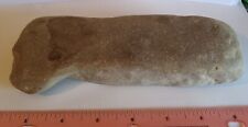 Native American Paleo Indian Artifact Large Rectangular Fishtail Stone Tool W... picture