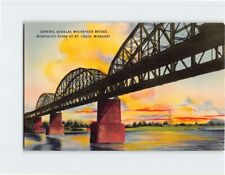 Postcard General Douglas MacArthur Bridge St. Louis Missouri USA picture
