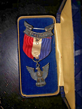 Author Bryce Walton's Vintage Eagle Scout Badge by  Boy Scouts of America w/Box picture