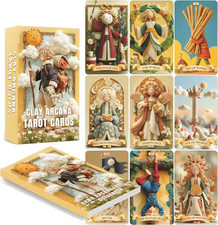 Warm Clay Art Tarot: Tactile Journey of Intuition 7 cm x 12 cm (2.75 in x 4.75") picture