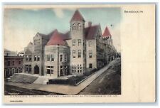 1907 Carnegie Library The First Library Braddock Pennsylvania PA Posted Postcard picture