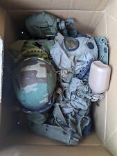 Old US Military Alice M81 LC-2, Armor, Gas Masks, Helmet, USGI Obsolete Auction  picture