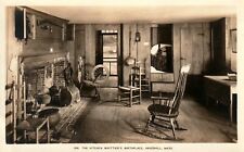 The Kitchen, Whittier's Birthplace - Haverhill, Mass - Real Photo Postcard picture