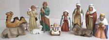 Homco Home Interiors Christmas Nativity 5260 & 5270 Vintage 12 Pieces *Read picture