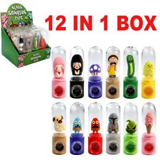 Cute Small Glass Silicone Tobacco Smoking Hand Water Pipes Lid Bowl Collectibles picture