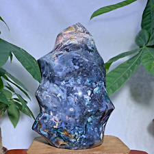 5.07LB Natural Colorful Ocean Jasper Flame Polished Quartz Crystal Specimen picture