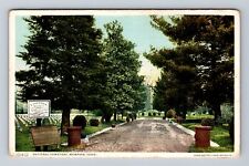 Memphis TN-Tennessee, Scenic Views National Cemetery, Antique Vintage Postcard picture