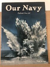 OUR NAVY MAGAZINE 1st.OF MAY 1943.ORIGINAL ISSUE. VERY GOOD. picture