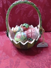 Jim Shore Heartwood Creek “Taste Of Summer’s Goodness”Watermelon Basket Figure picture