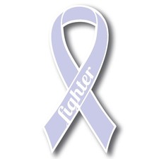Magnet Me Up Periwinkle Esophageal and Stomach Cancer Fighter Ribbon Car Magnet picture