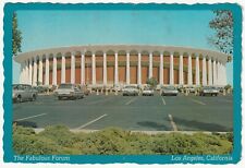 Rare 1975 Forum Postcard - Los Angeles Lakers Basketball & LA Kings Hockey Arena picture