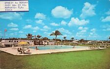 Margate Florida, IBEC Swimming Pool and Club, Vintage Postcard picture