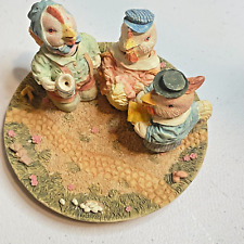Artisan Flair Chicken Miniature Tea Set Cherished Moments By Michelle Yam  picture