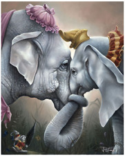 Disney Fine Art Limited Edition Canvas Together at Last-Dumbo-Jared Franco picture