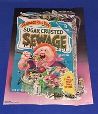 1986 Garbage Pail Kids Poster #3 Sugar Crusted Sewage picture