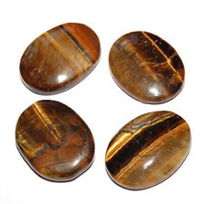 Natural Tigers Eye Palm Stone Golden Rock Crystal Healing Reiki Polished Worry picture