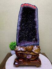75.9LB TOP Natural Amethyst geode quartz crystal Furnishing articles Healing picture