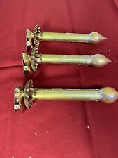 3 Light Green WATERFORD Holiday Heirlooms Clip On Holiday Candles Limited picture
