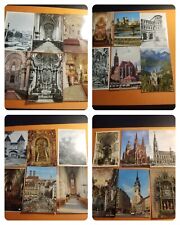 Vintage  Vertical  German postcards  castles cathedrals Churches picture