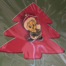 Vintage Warner Bros. Looney Tunes Tweety Bird Santa Holiday Pin Card & Envelope picture