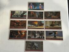 1995 Topps Star Wars Widevision Return of The Jedi Chromium C1-C10 Complete Set picture