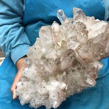 16.7 LB Natural Clear Quartz Cluster Crystal Cluster Mineral Specimen picture