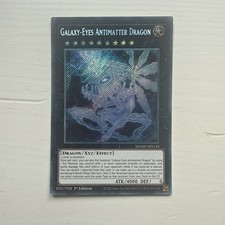 YUGIOH GALAXY-EYES ANTIMATTER DRAGON SECRET RARE NM MAMO-EN124 picture