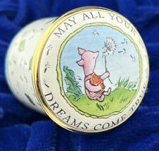 Rare Halcyon Days Enamels Piglet May All Your Dreams Come True Disney Pooh Boxed picture