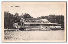 c1910's Greetings From Camp Lake Opechee Centreville Massachusetts MA Postcard picture