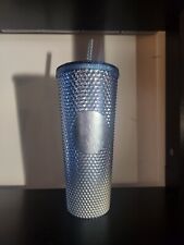 Starbucks Holiday 2023 Blue Gradient Icicle Studded Bling Cold Cup picture