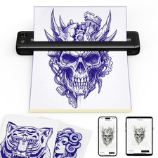 Rongta Tattoo Stencil Printer, Wireless Tattoo Machine, Tattoo Supplies for Perf picture