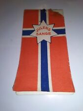 Vintage 1934 Julens Sange Norwegian Christmas Songs Small Pamphlet Booklet picture