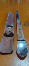 old hickory fillet knife with gut spoon picture