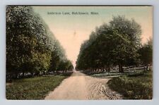 Hutchinson MN-Minnesota, Anderson Lane, Antique Vintage Souvenir Postcard picture