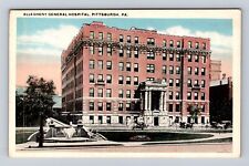 Pittsburgh PA-Pennsylvania Allegheny General Hospital, Antique, Vintage Postcard picture