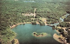 Crosslake MN Minnesota Dam Whitefish Chain of Lakes Vtg Postcard J37 picture