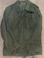 Vintage 1960s US Army M65 Field Jacket & Hood, Vietnam Era Small Regular picture