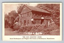 Northampton, MA-Massachusetts, Country Store & Wiggins Tavern, Vintage Postcard picture