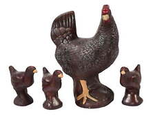 Concrete Hen and Chicken Statuary Set picture