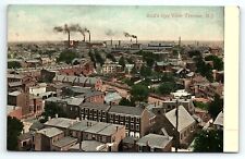 1908 TRENTON NEW JERSEY BIRD'S EYE VIEW VALENTINE & SONS EARLY POSTCARD P5117 picture