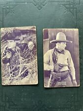 Vintage 1940s cowboy western film arcade mutoscope postcard lot picture
