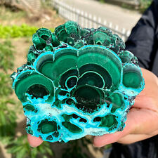 310G Top natural silica, malachite, quartz crystal, and sheet-like mineral speci picture
