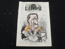 1868 MARCH 29 L'ECLIPSE NEWSPAPER - NO. 10 - CHAMPFLEURY - FRENCH - FR 2903 picture