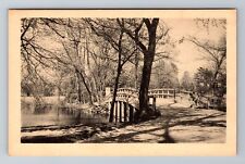 Concord, MA-Massachusetts, Old North Bridge Antique, Vintage Souvenir Postcard picture