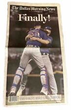 2023 Texas Rangers World Series Champions Dallas Morning News Newspaper 11/2/23 picture